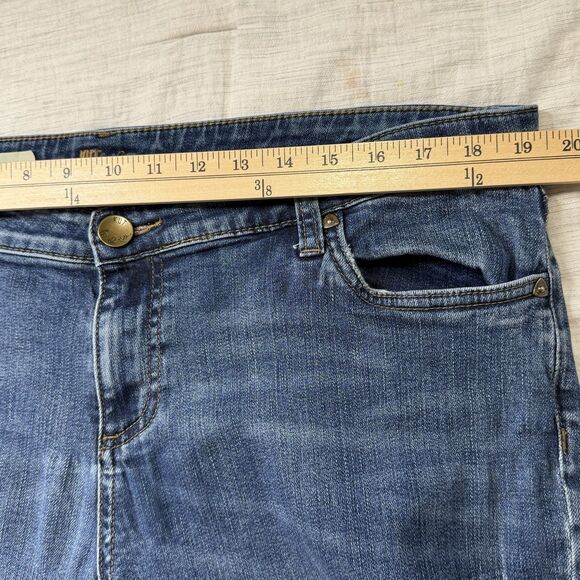 Kut From The Kloth Jeans Women 16P Petite Catherine Boyfriend Mid Rise Stretch - Picture 11 of 15